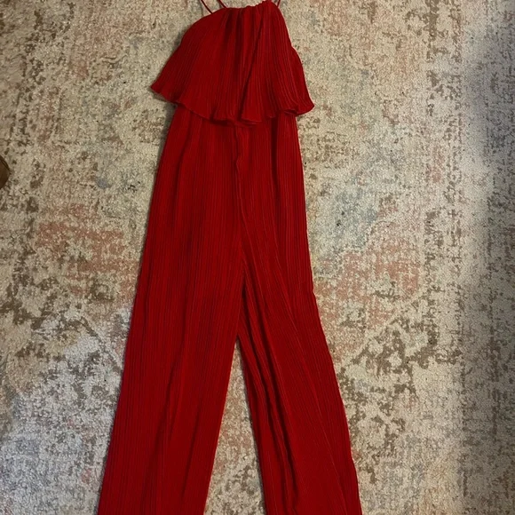 NWT Zara Red Jumpsuit - Picture 4 of 4